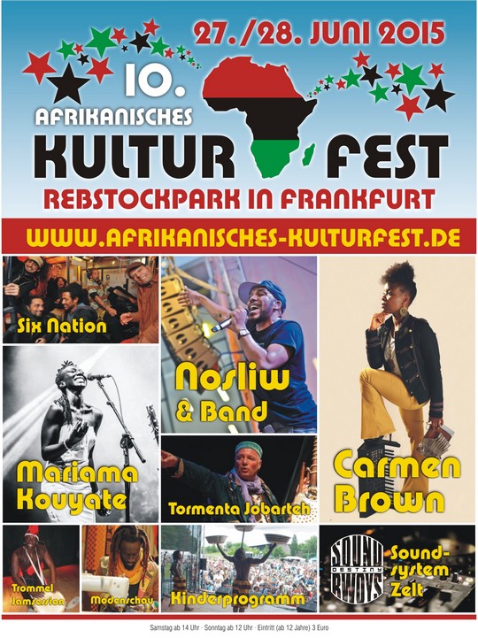  10. Afrikanisches Kulturfest Rebstockpark 2015 